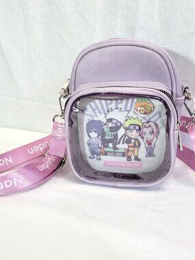 Naruto Shippuden Chibi Team 7 Pin Collector Crossbody Bag - BoxLunch Exclusive